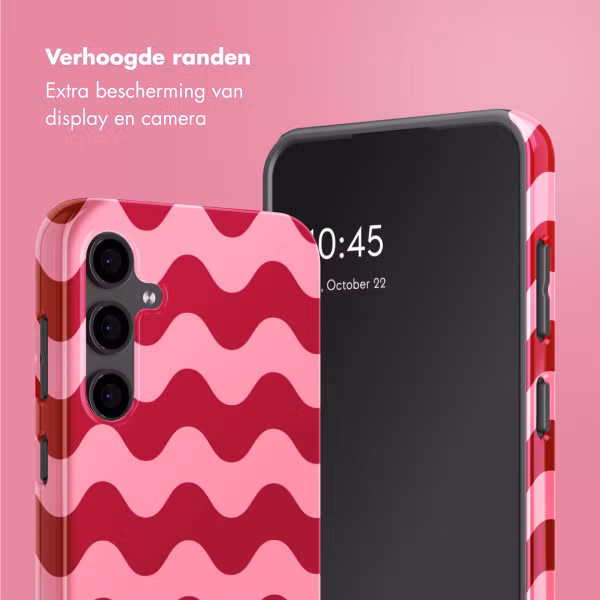 Selencia Vivid Backcover Samsung Galaxy S24 FE - Wave Vibes Lipstick