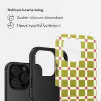 Selencia Vivid Backcover Apple iPhone 16 Pro - Check This Olive