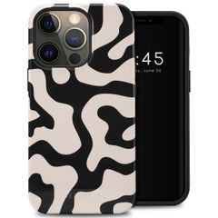 Selencia Vivid Backcover Apple iPhone 13 Pro - Art Wave Black