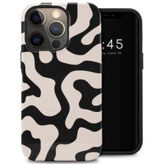 Selencia Vivid Backcover iPhone 13 Pro - Art Wave Black