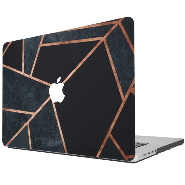 imoshion Design Laptop Cover MacBook Pro 14 inch (2021 / 2023 M3 chip / 2024 M4 chip) - A2442 / A2779 / A2918 / A3112 / A3185 / A3401 - Black Graphic