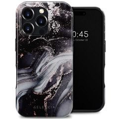 Selencia Vivid Backcover met MagSafe Apple iPhone 16 Pro - Chic Marble Black