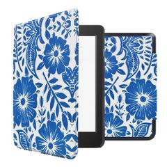 imoshion Design Slim Hard Case Bookcase Tolino Page 2 - Flower Tile