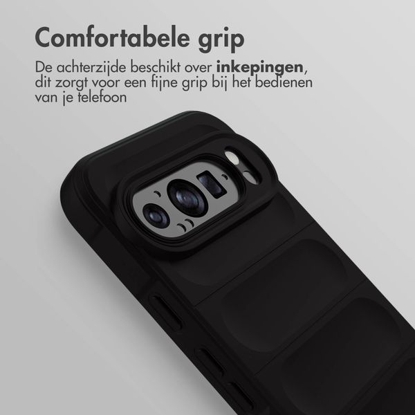 imoshion EasyGrip Backcover Google Pixel 9 / 9 Pro - Zwart