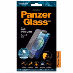 PanzerGlass Case Friendly Screenprotector Apple iPhone 12 Mini - Zwart