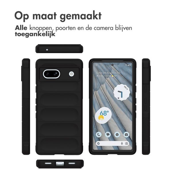 imoshion EasyGrip Backcover Google Pixel 7a - Zwart