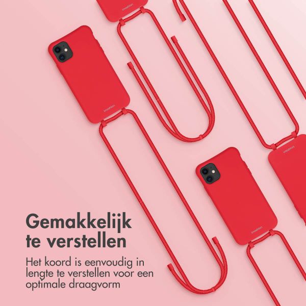 imoshion Color Backcover met afneembaar koord iPhone 11 - Rood