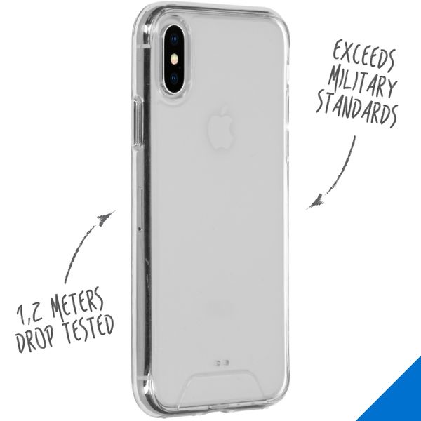 Accezz Xtreme Impact Backcover iPhone X / Xs - Transparant