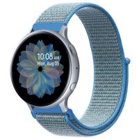 imoshion Nylon bandje Samsung Galaxy Watch 4 / 5 / 6 / 7 / FE (20 mm) - Blauw