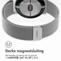 imoshion Milanees magnetisch bandje Google Pixel Watch 3 / 4 (45 mm) - Zilver