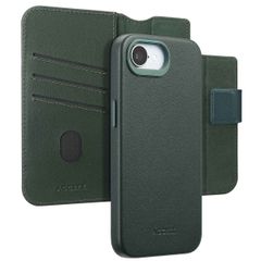 Accezz 2-in-1 Leather Bookcase with MagSafe Apple iPhone 17e / 16e - Cedar Green