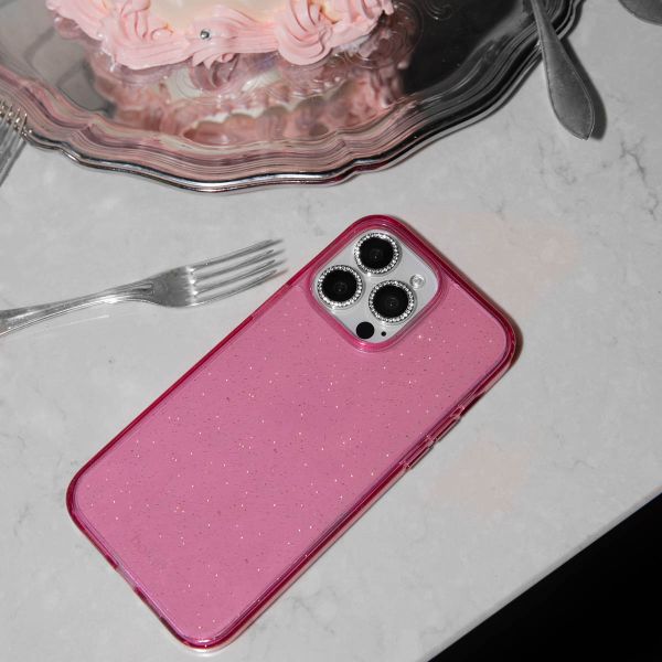 Holdit Glitter Case iPhone 16 - Pink