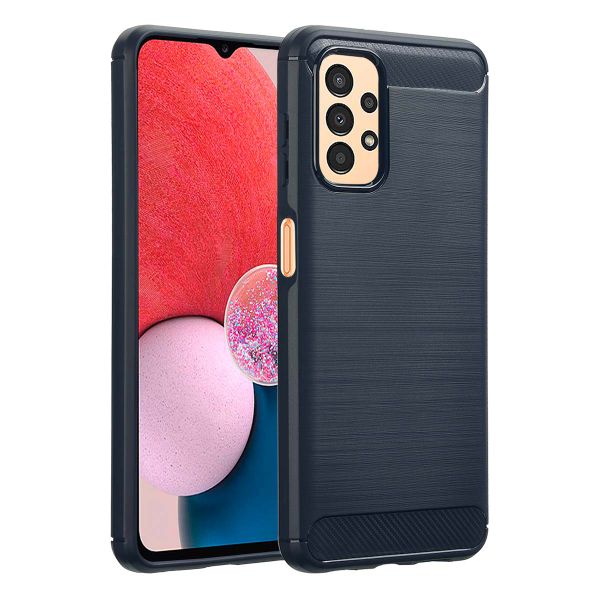 imoshion Brushed Backcover Samsung Galaxy A13 (4G) - Donkerblauw