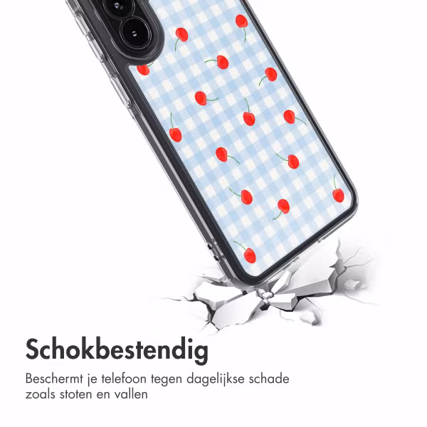 imoshion Design hoesje Samsung Galaxy A37 (5G) - Cherry Check