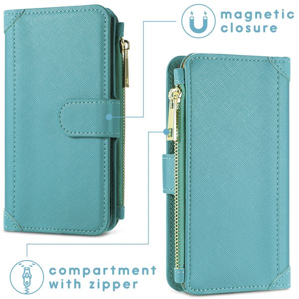 imoshion Luxe Portemonnee Samsung Galaxy S10 - Turquoise
