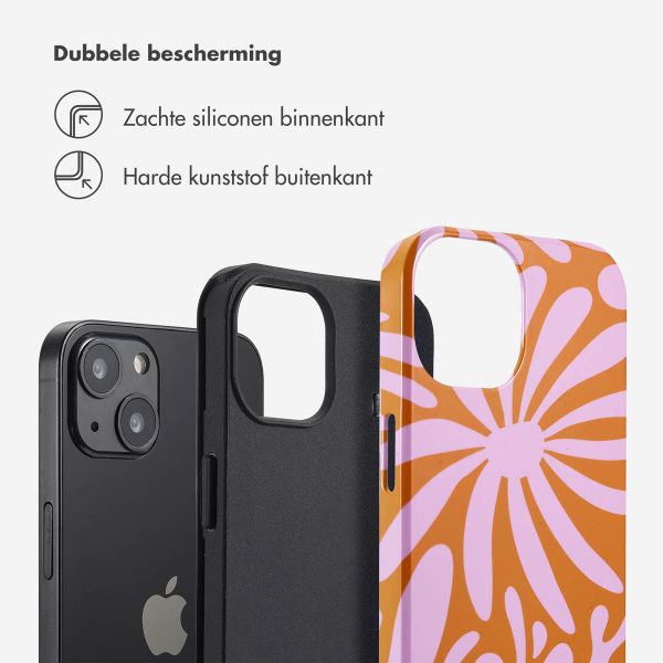 Selencia Vivid Backcover Apple iPhone 13 - Modern Bloom Pink