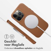 Accezz MagSafe Leather Backcover Apple iPhone 14 Pro - Sienna Brown