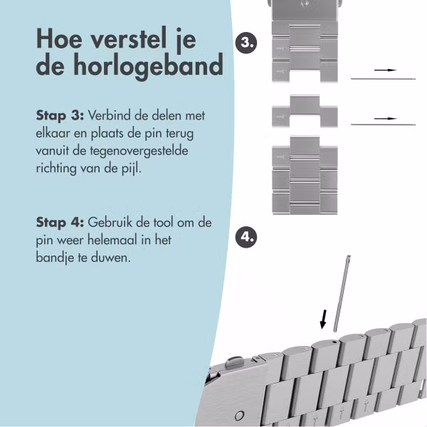 imoshion Premium smartwatch bandje toolkit - Inkorter smartwatch / horloge bandjes - Zwart