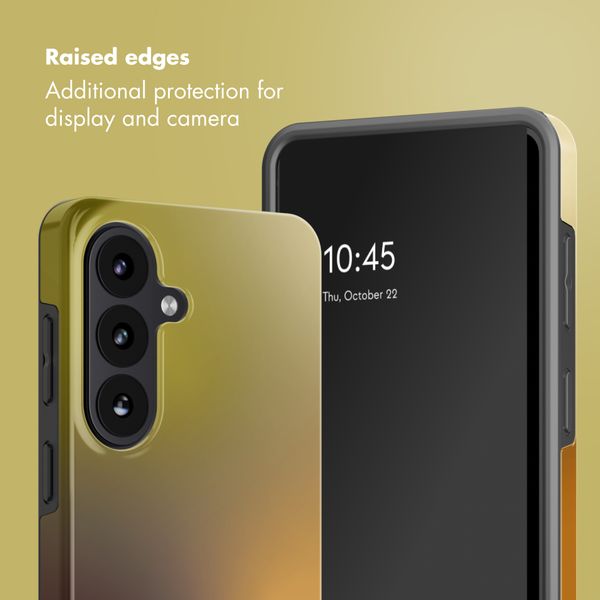 Selencia Vivid Back Cover Samsung Galaxy S26 - Gradient Olive Dust