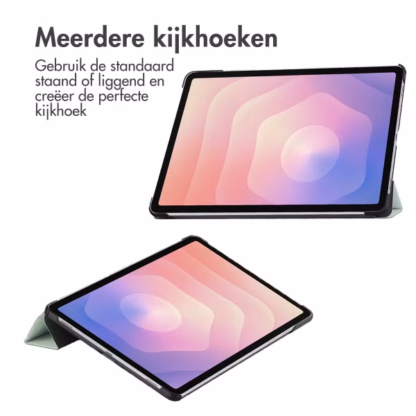 imoshion Trifold Bookcase Samsung Galaxy Tab S11 - Lichtgroen