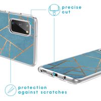 imoshion Design hoesje Samsung Galaxy S20 - Grafisch Koper / Blauw