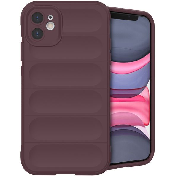 imoshion EasyGrip Backcover iPhone 11 - Aubergine