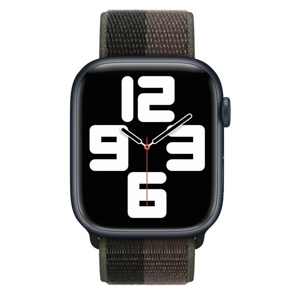 Apple Sport Loop Band Apple Watch Series 1 t/m 10 / SE / Ultra (2) (44/45/46/49 mm) - Maat XL - Tornado Gray