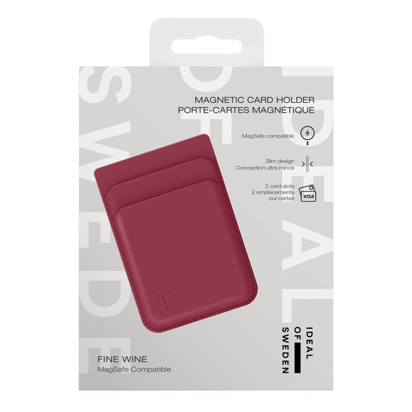 iDeal of Sweden MagSafe Magnetische kaarthouder - Fine Wine