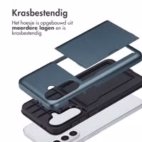 imoshion Backcover met pasjeshouder Samsung Galaxy A36 / A56 - Donkerblauw