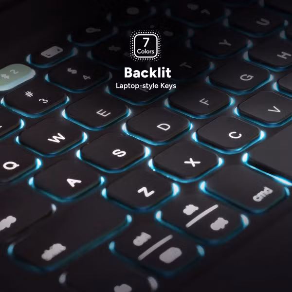 ZAGG Pro Keys 2 AZERTY keyboard bookcase iPad Pro 11 (2024) M4 - Zwart