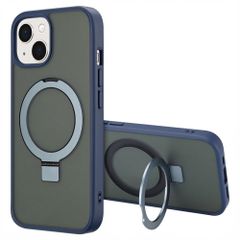 Accezz Ring Stand Backcover met MagSafe Apple iPhone 15 - Blauw