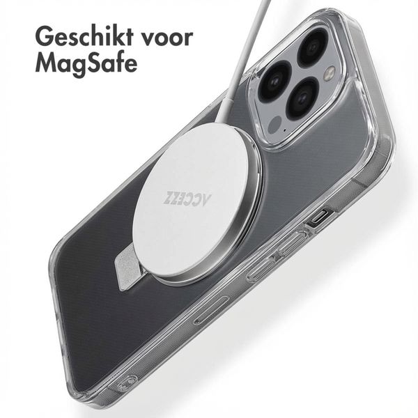 Accezz Ring Stand Backcover met MagSafe Apple iPhone 13 Pro - Transparant
