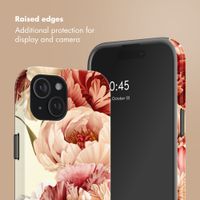 Selencia Vivid Back Cover Apple iPhone 15 - Vintage Peony