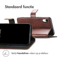 imoshion Luxe Bookcase Apple iPhone Xr - Donkerbruin