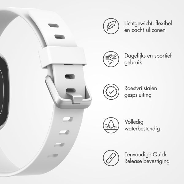 imoshion Siliconen bandje Fitbit Versa / Versa 2 / Versa Lite - Maat S - Wit
