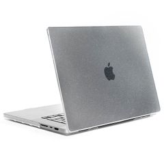 Selencia Glitter Cover MacBook Pro 13 inch (2020 / 2022) - A2289 / A2251 / A2338 - Transparant