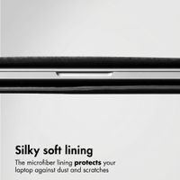 Accezz Leather laptop sleeve 16 inch - Black