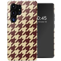 Selencia Vivid Backcover Samsung Galaxy S25 Ultra - Pied-de-Poule