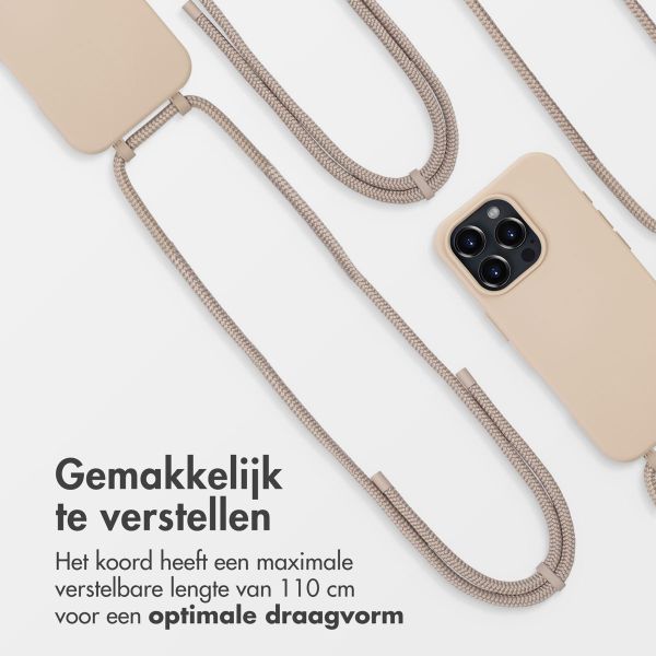 imoshion Color Backcover met afneembaar koord MagSafe Apple iPhone 16 Pro - Nude