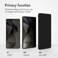 Accezz Tempered Glass Privacy Screenprotector Samsung Galaxy S25 Ultra