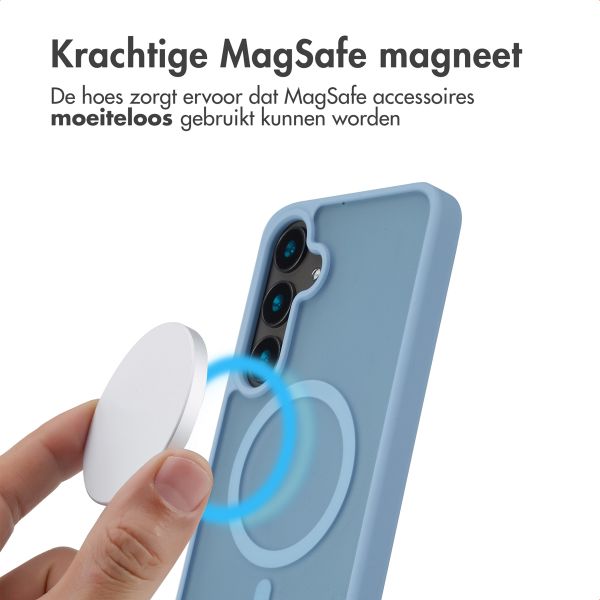 imoshion Color Guard Backcover met MagSafe Samsung Galaxy S24 Plus - Lichtblauw