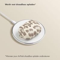 Selencia Sabi Case Apple AirPods Pro 3 - Panterprint - Soft Ivory