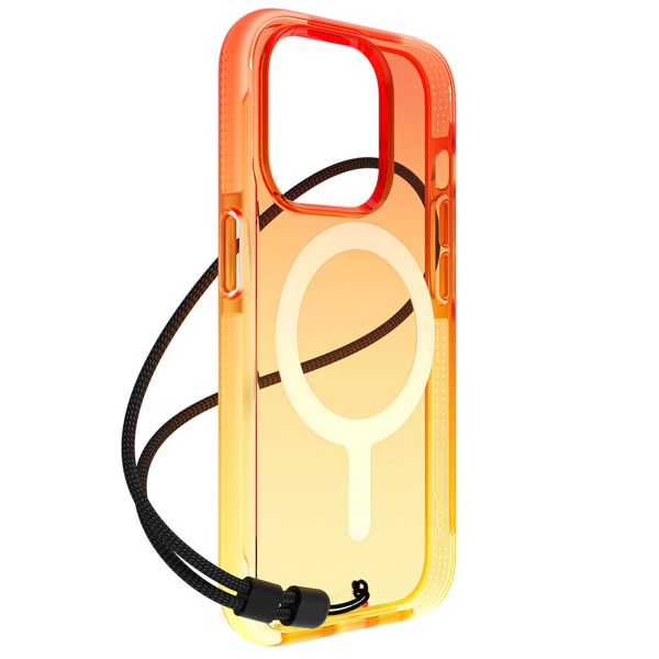 BodyGuardz Ace Pro MagSafe Backcover Apple iPhone 15 Pro - Peach Sorbet Ombre