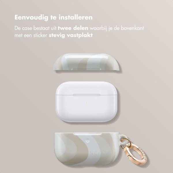 Selencia Vivid Case Apple AirPods Pro - Desert Waves Beige