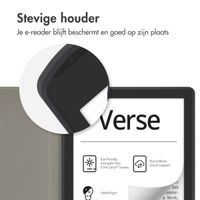 imoshion Design Slim Hard Case Bookcase Pocketbook Verse Lite - Black Marble