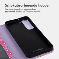 imoshion Design Bookcase Samsung Galaxy S22 - Dusty Rose Blossoms