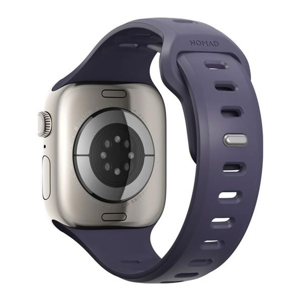 Nomad Tempo siliconen band Apple Watch Series 1 - 11 / SE / Ultra (44/45/46/49 mm) - Purple