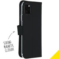 Accezz Wallet Softcase Bookcase iPhone 11 Pro Max - Zwart