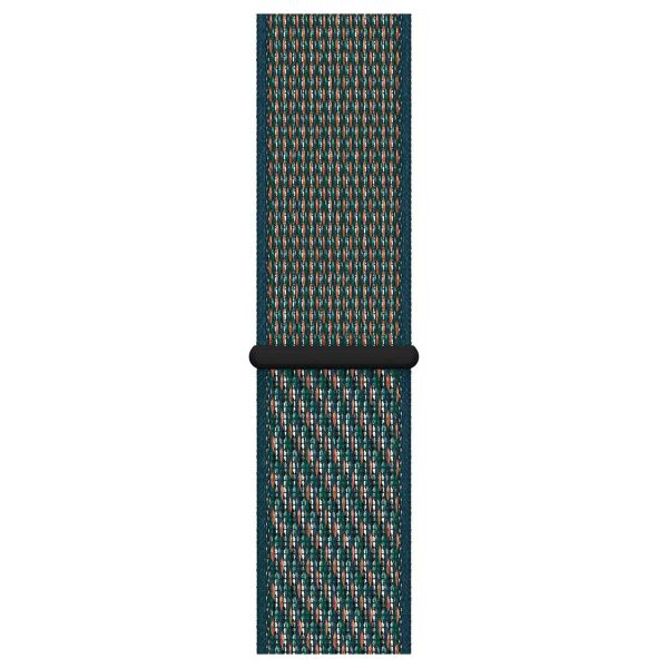 Apple Nike Sport Loop Band Apple Watch Series 1-9 / SE - 38/40/41 mm / Series 10 - 42 mm - Hyper Crimson / Neptune Green