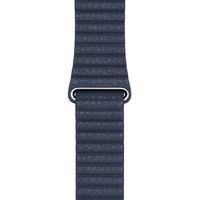 Apple Leather Loop Apple Watch | 44/45/46/49 mm - Maat L - Diver Blue